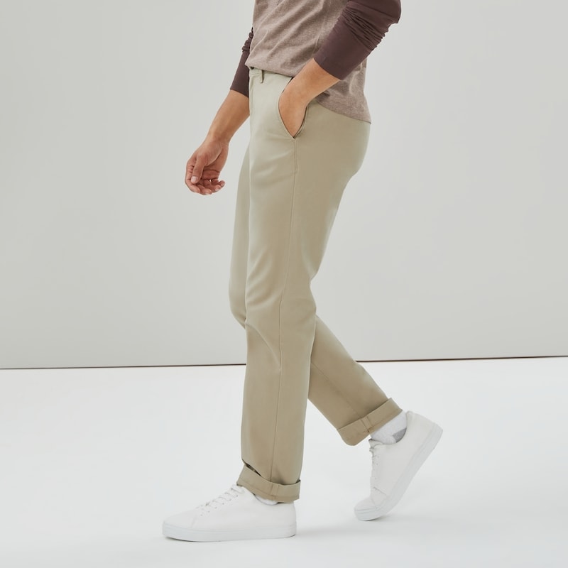 Pantalon Habillé J.Crew Bowery Kaki – Taille 36x32, Coupe Classique, Devant Plat, Occasion Très Bon état