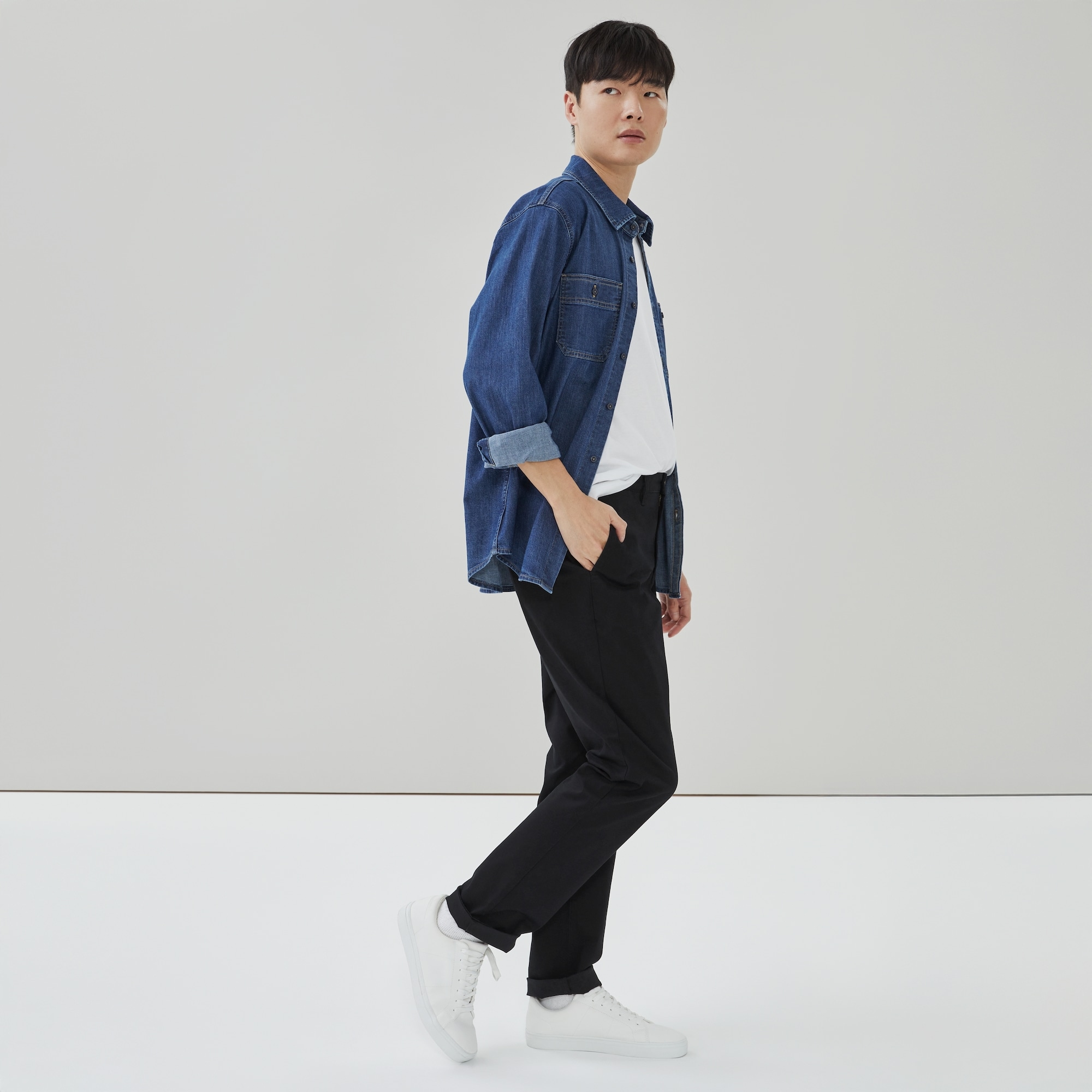 【新品未使用】time is on CLASSIC CHINO BLACK 3 Black Classic Chino – ONYU