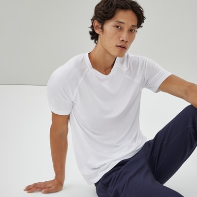 Men's Active Moisture-Wicking T-Shirt - White