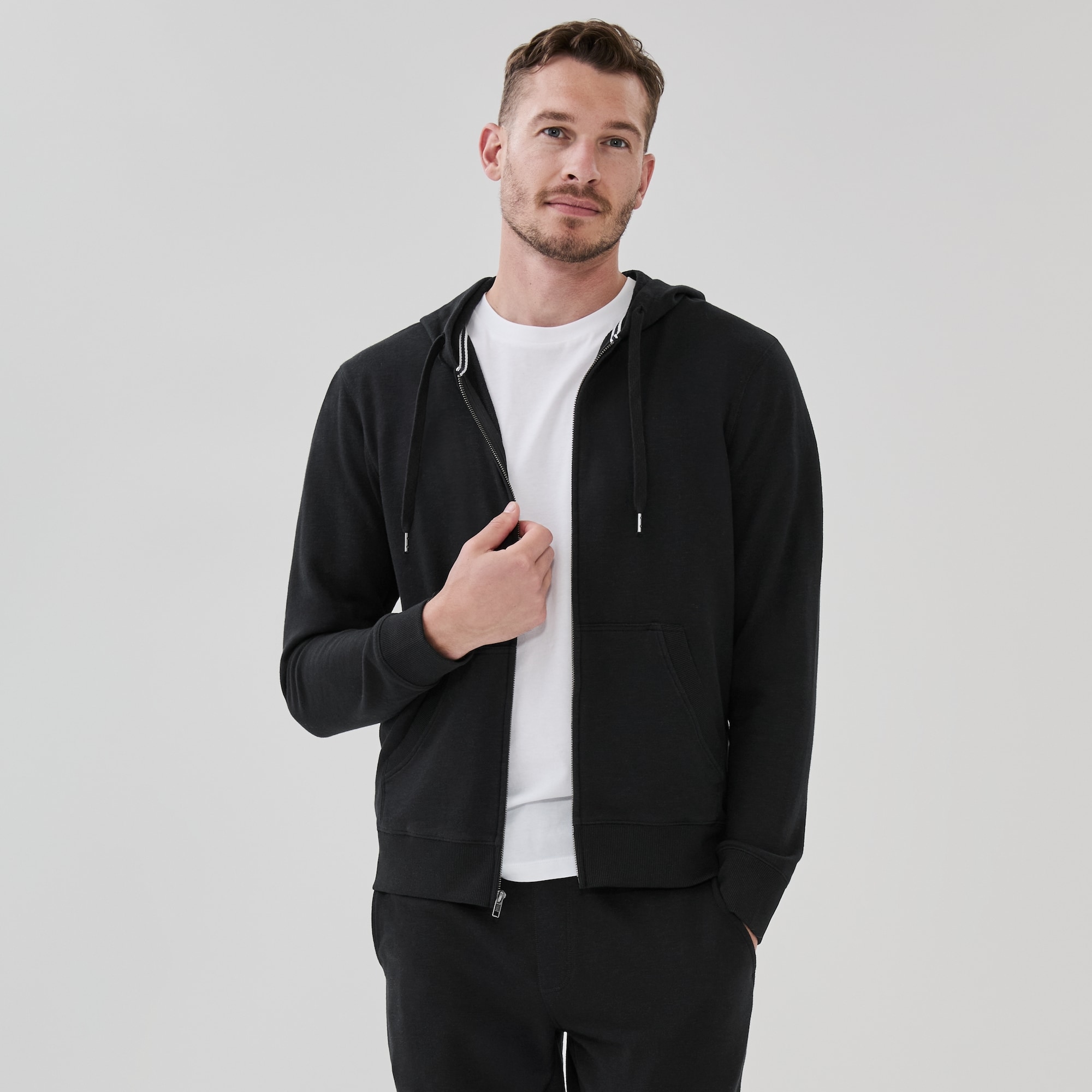 Men's Active Zip-Up Hoodie