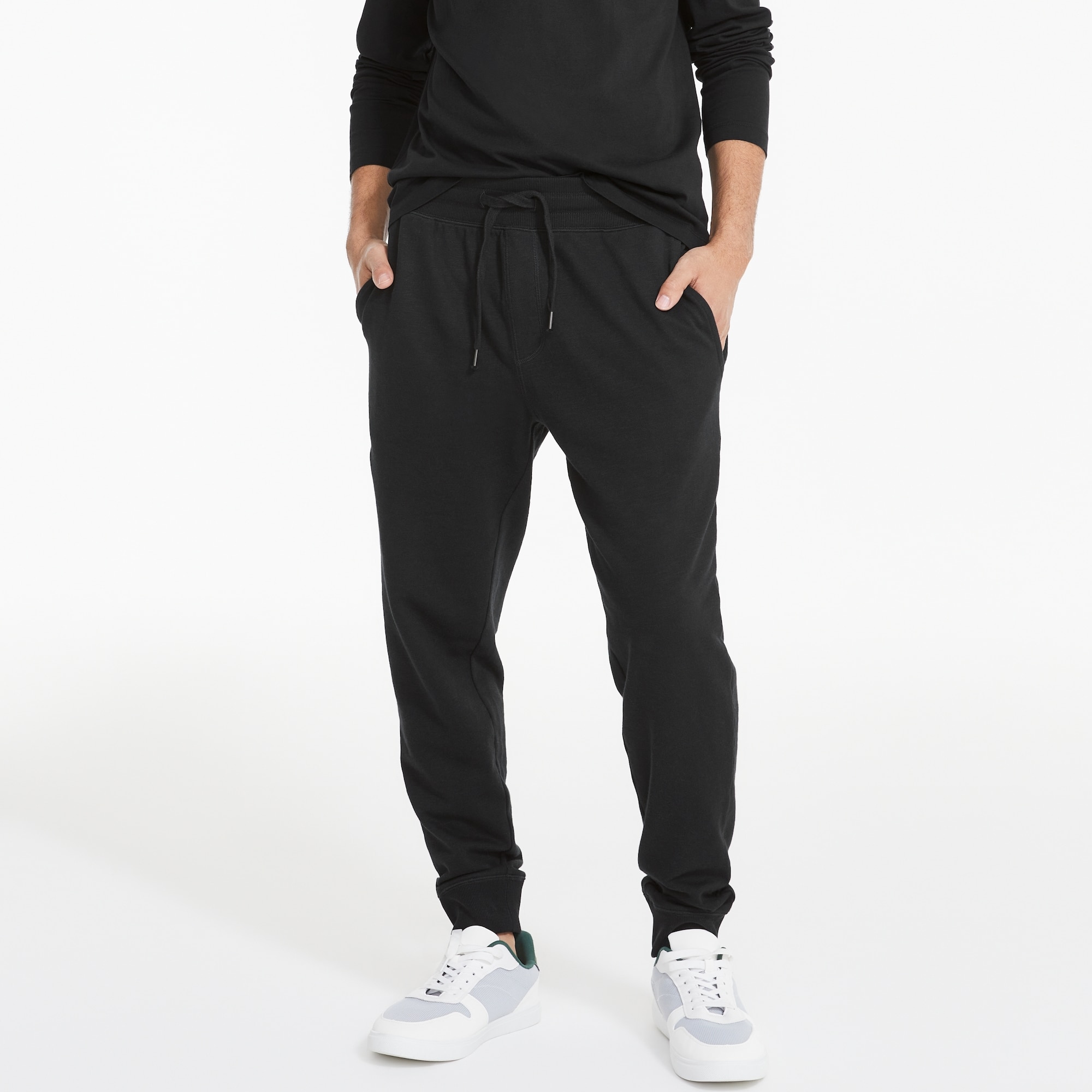Pantalon de jogging sport ratine bouclée, hommes
