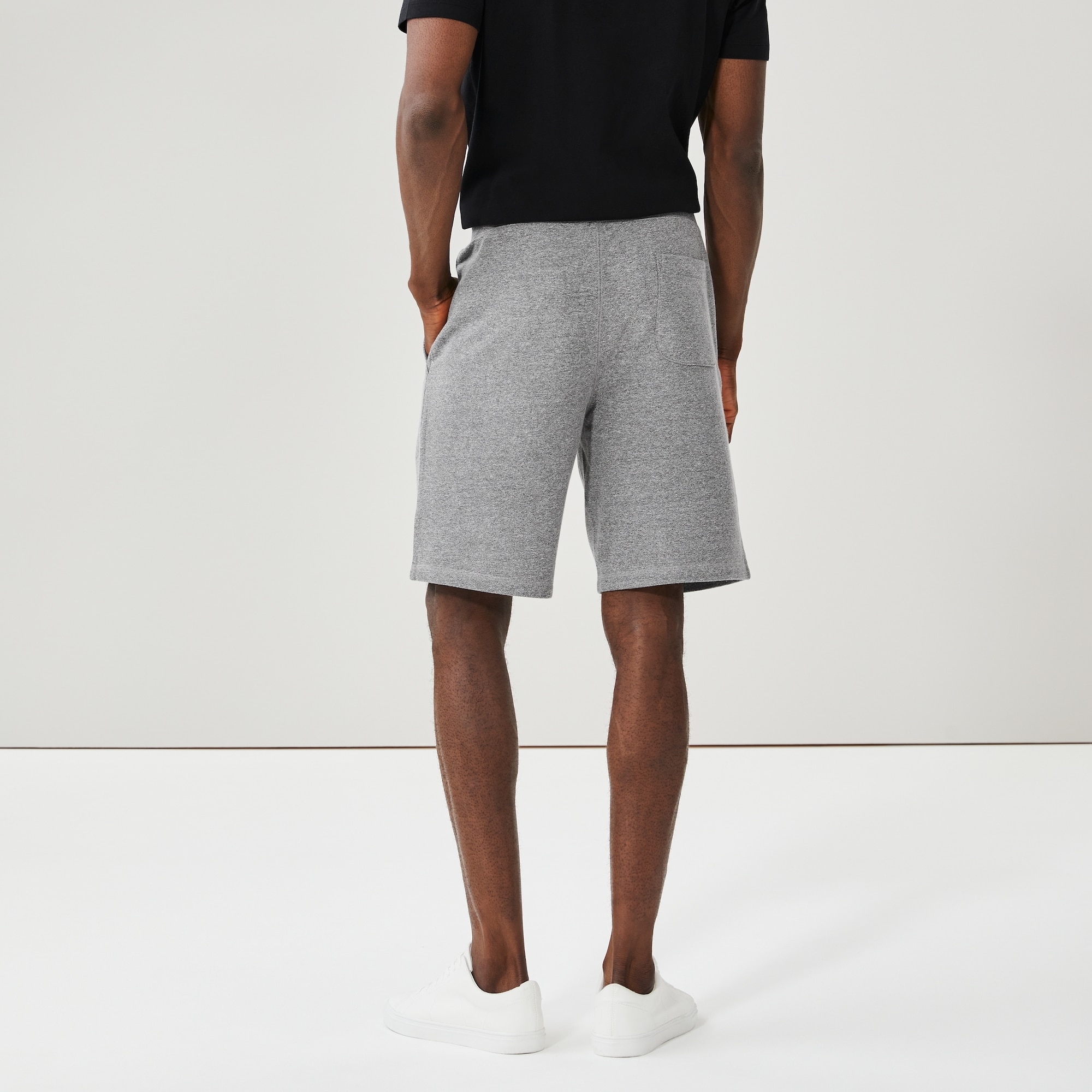 Men's Active Terry Short in Charcoal Mix from Joe Fresh