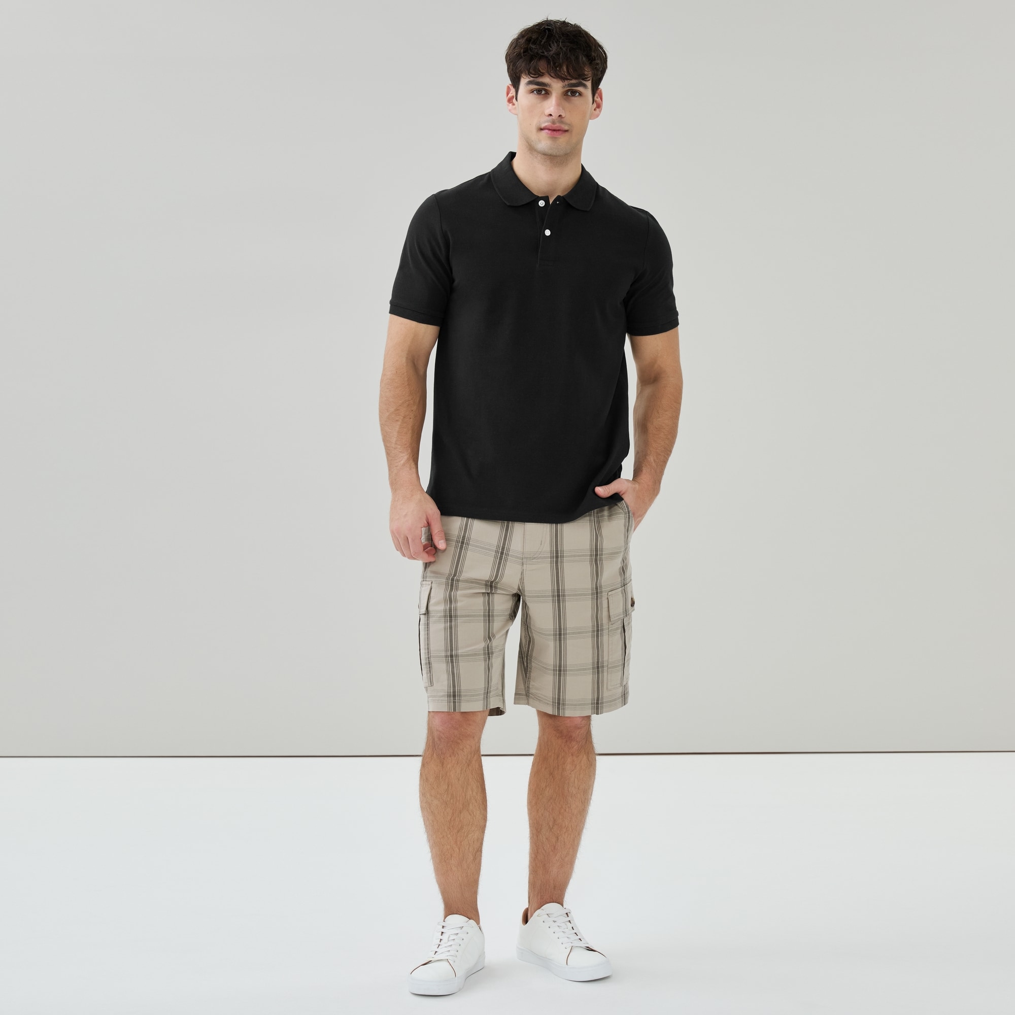 Polo en piqué essentiel pour hommes