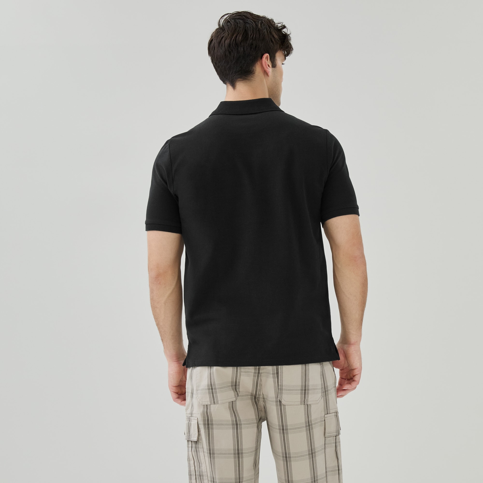 Polo en piqué essentiel pour hommes
