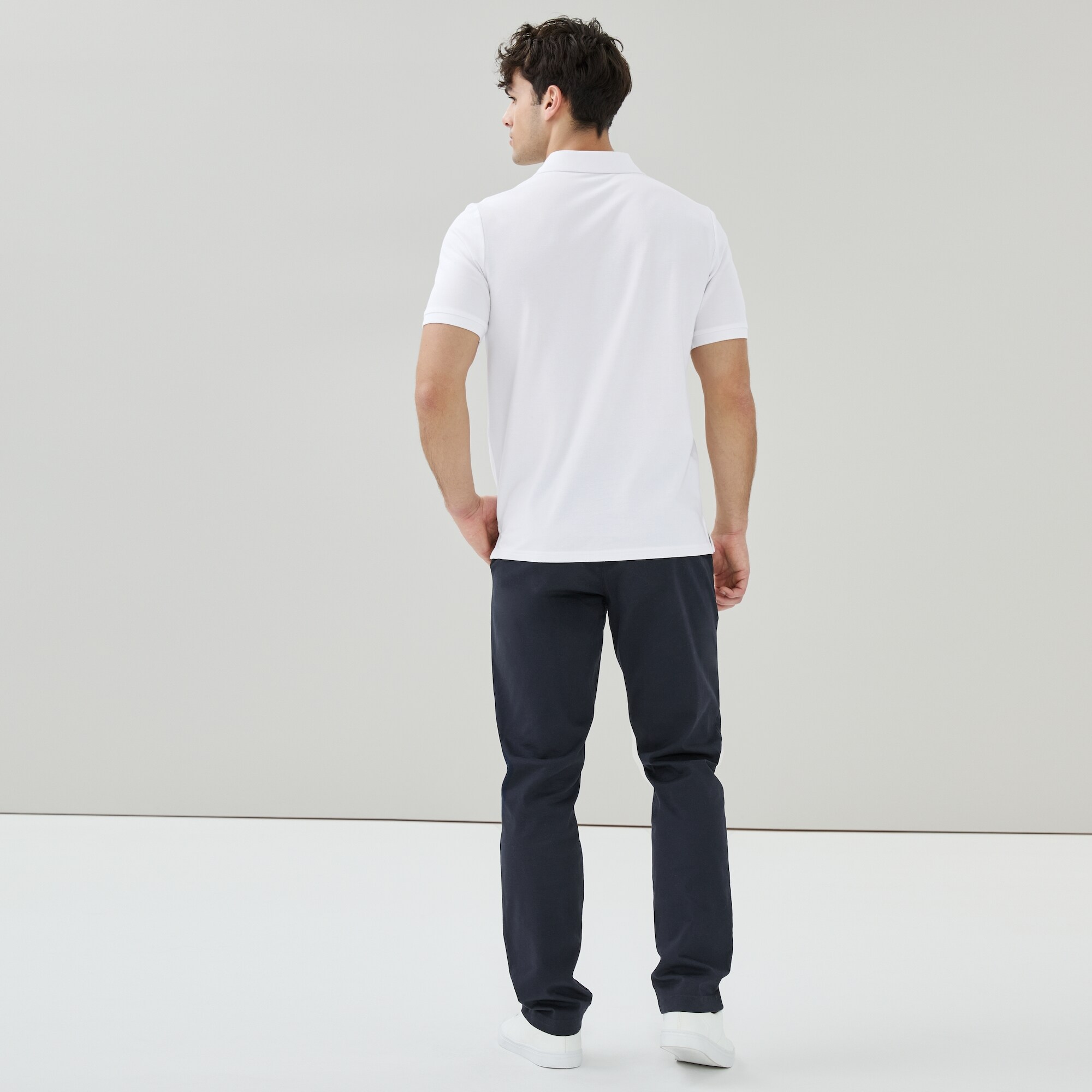 Polo en piqué essentiel pour hommes
