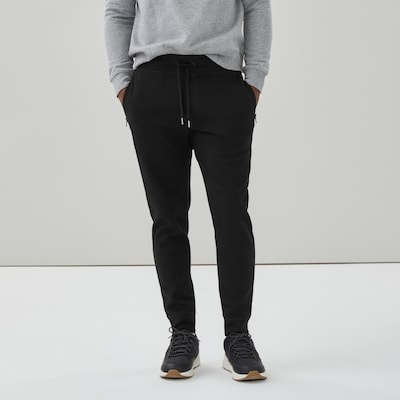 Men's Zip Pocket Active Jogger - Black