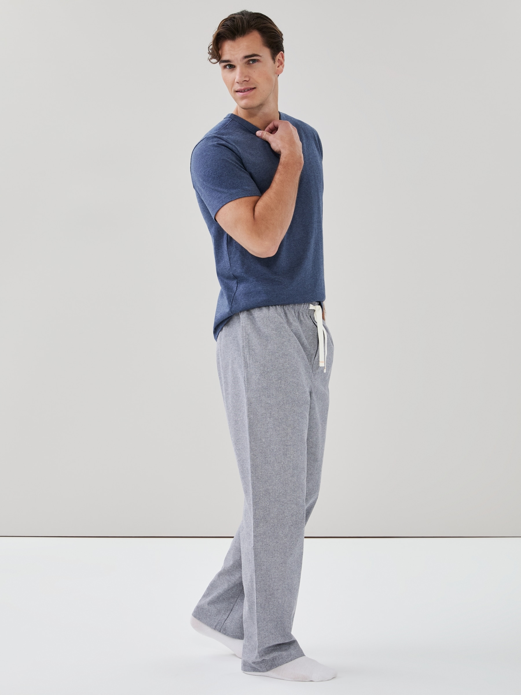 Pantalon de nuit en chambray pour hommes