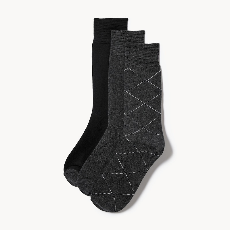 Men's 3-Pack Crew Socks