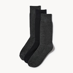 Joe Fresh Ens. de 3 paires de chaussettes tube pour hommes 1 ea, 12,00 $/1ch
