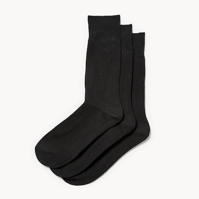 Joe Fresh Ens. de 3 paires de chaussettes tube pour hommes 1 ea, 12,00 $/1ch