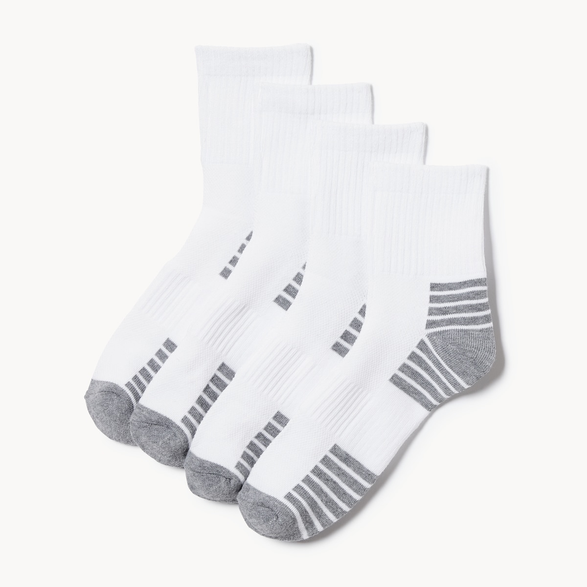 Joe Fresh Men's 4-Pack Quarter-Crew Socks 1 ea, $12.00/1ea