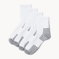 Joe Fresh Men's 4-Pack Quarter-Crew Socks 1 ea, $12.00/1ea