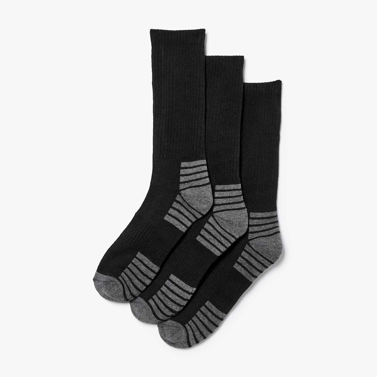Ens. de 3paires de chaussettes tube pour hommes