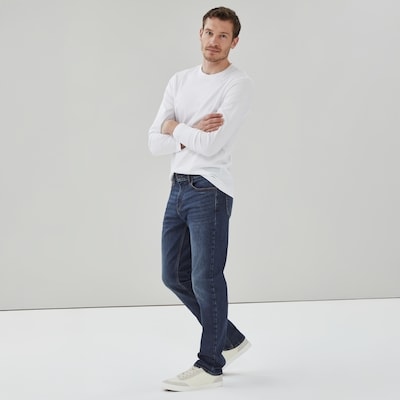 Men's Dark Wash Straight Fit Jean - Dark Wash
