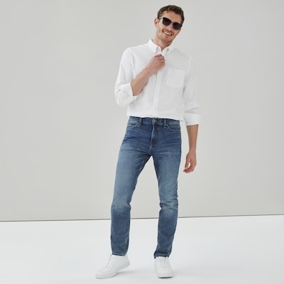 Joe Fresh Jean ajusté délavé moyen vieilli pour hommes 1 ea, 35,00 $/1ch