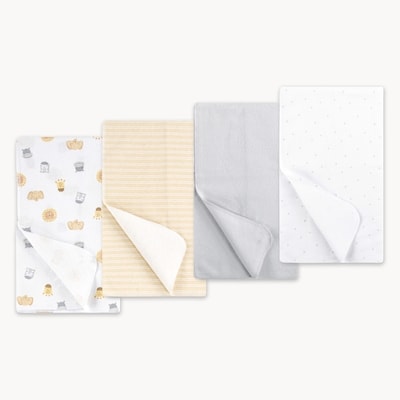 Newborn Huggies Organic Cotton Blanket 4-Pack
