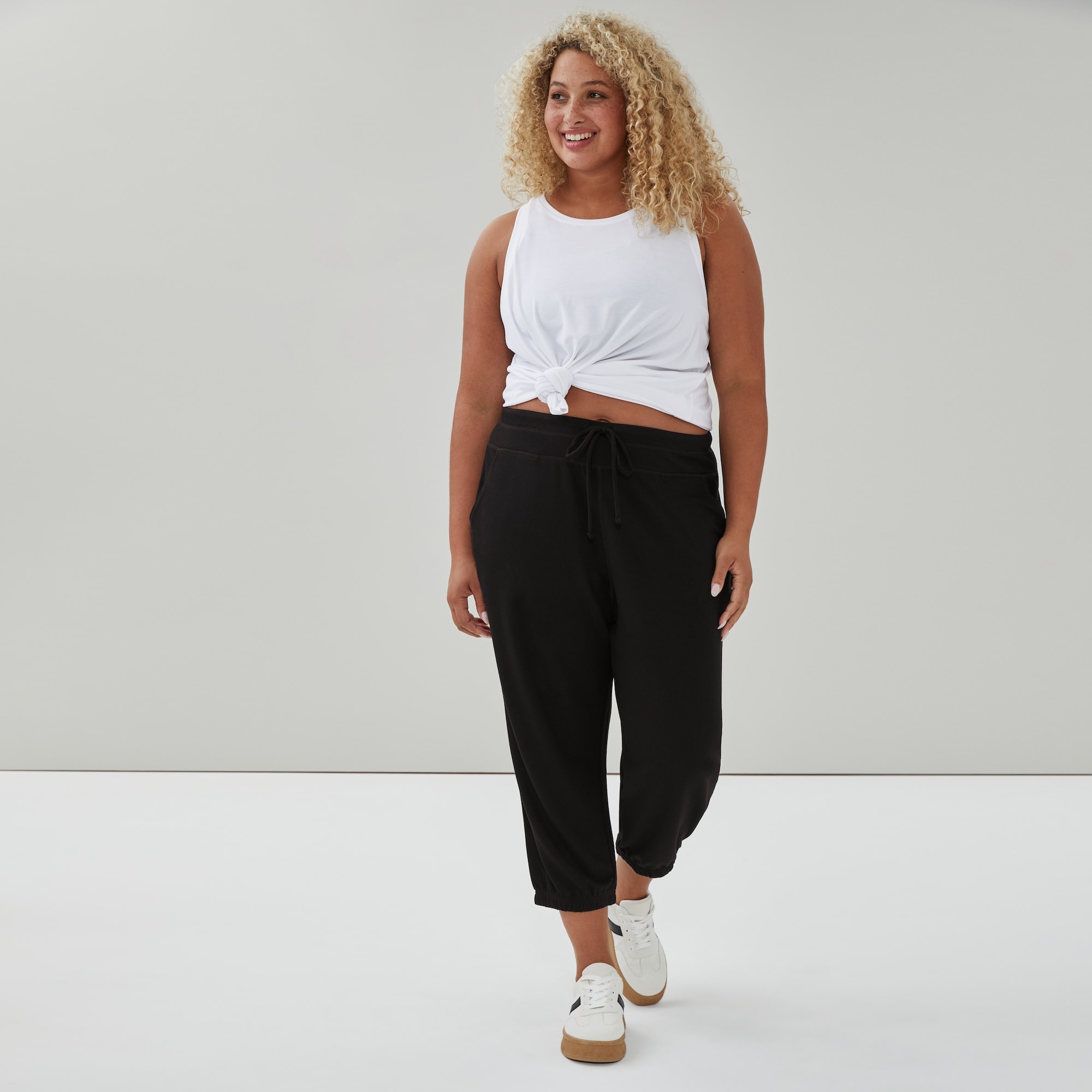 Pantalon de jogging sport court Femmes+