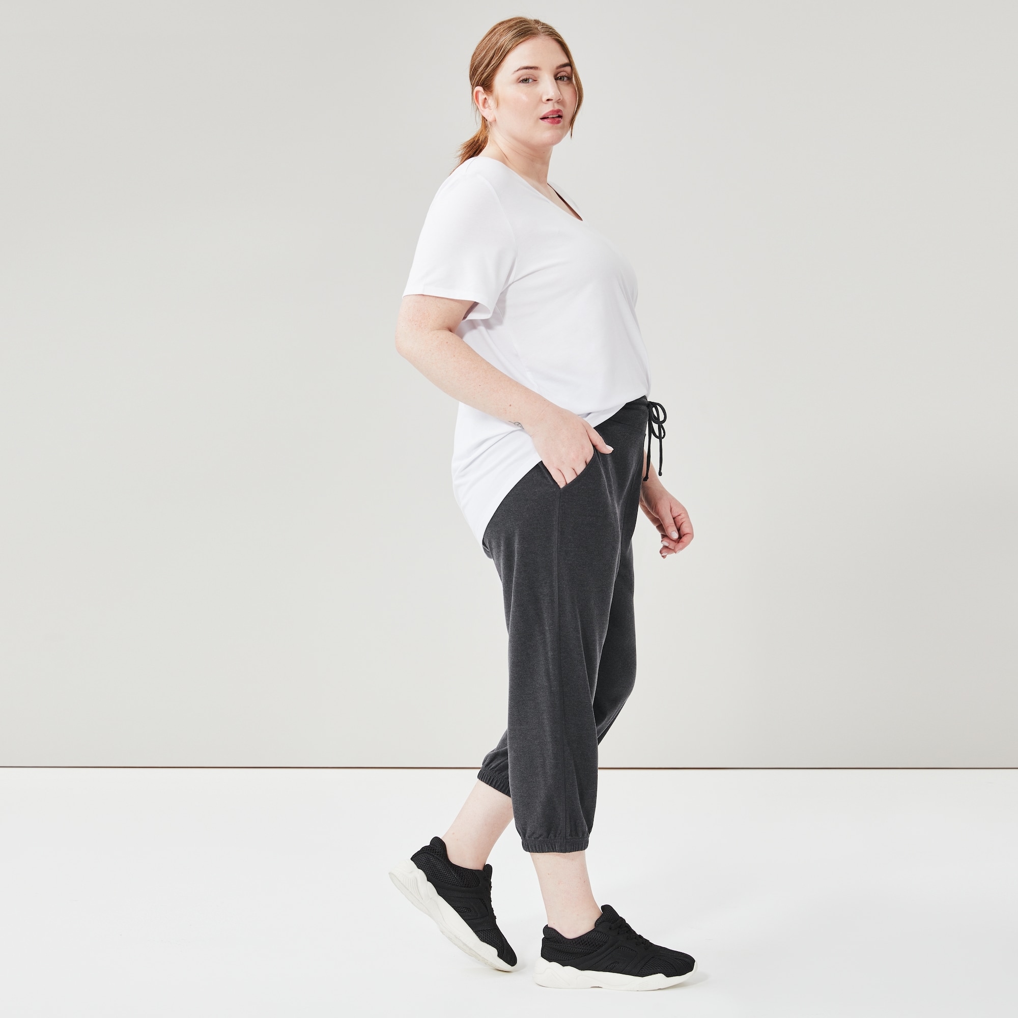 Pantalon de jogging sport court Femmes+
