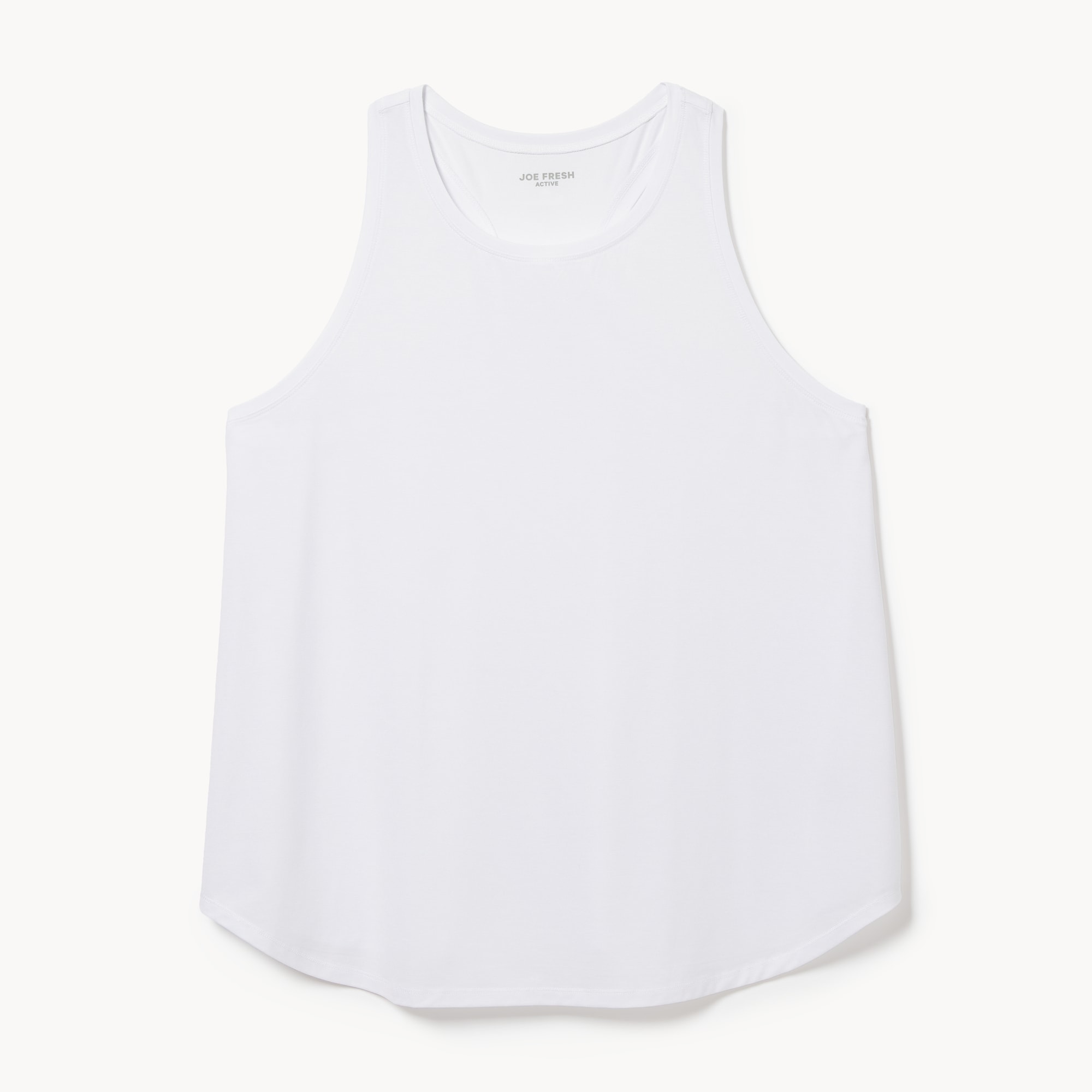 Women+ Active Tank in White from Joe Fresh