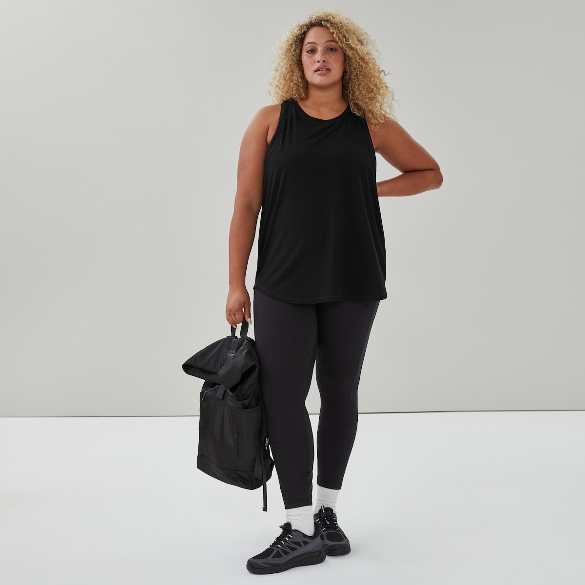 Women+ Active Tank - Black