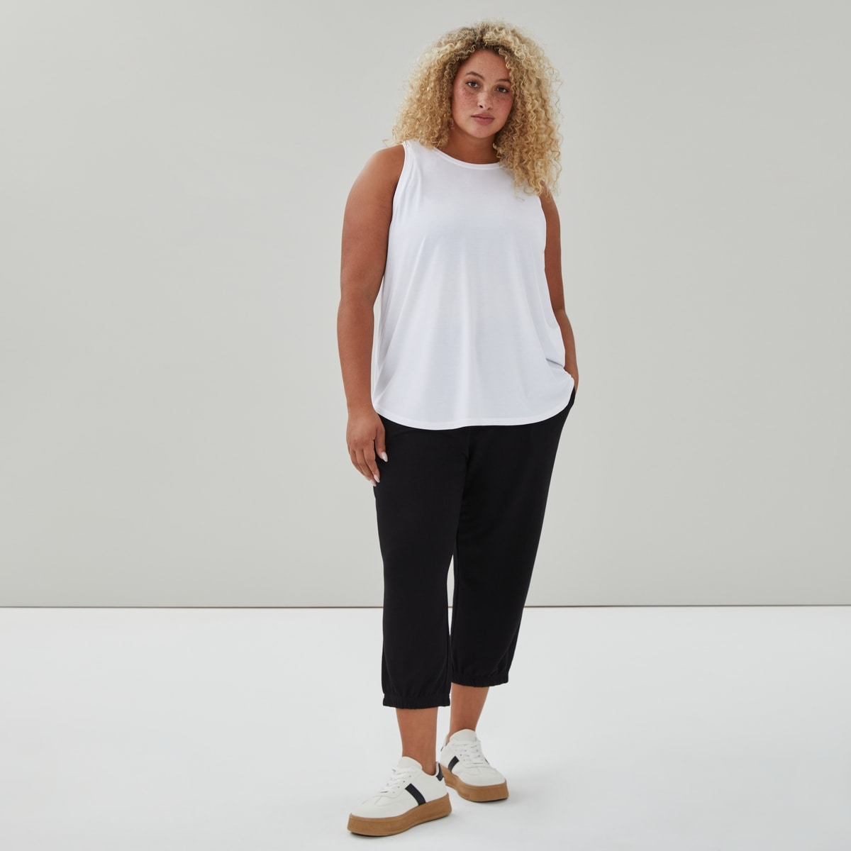 Women+ Active Tank - White