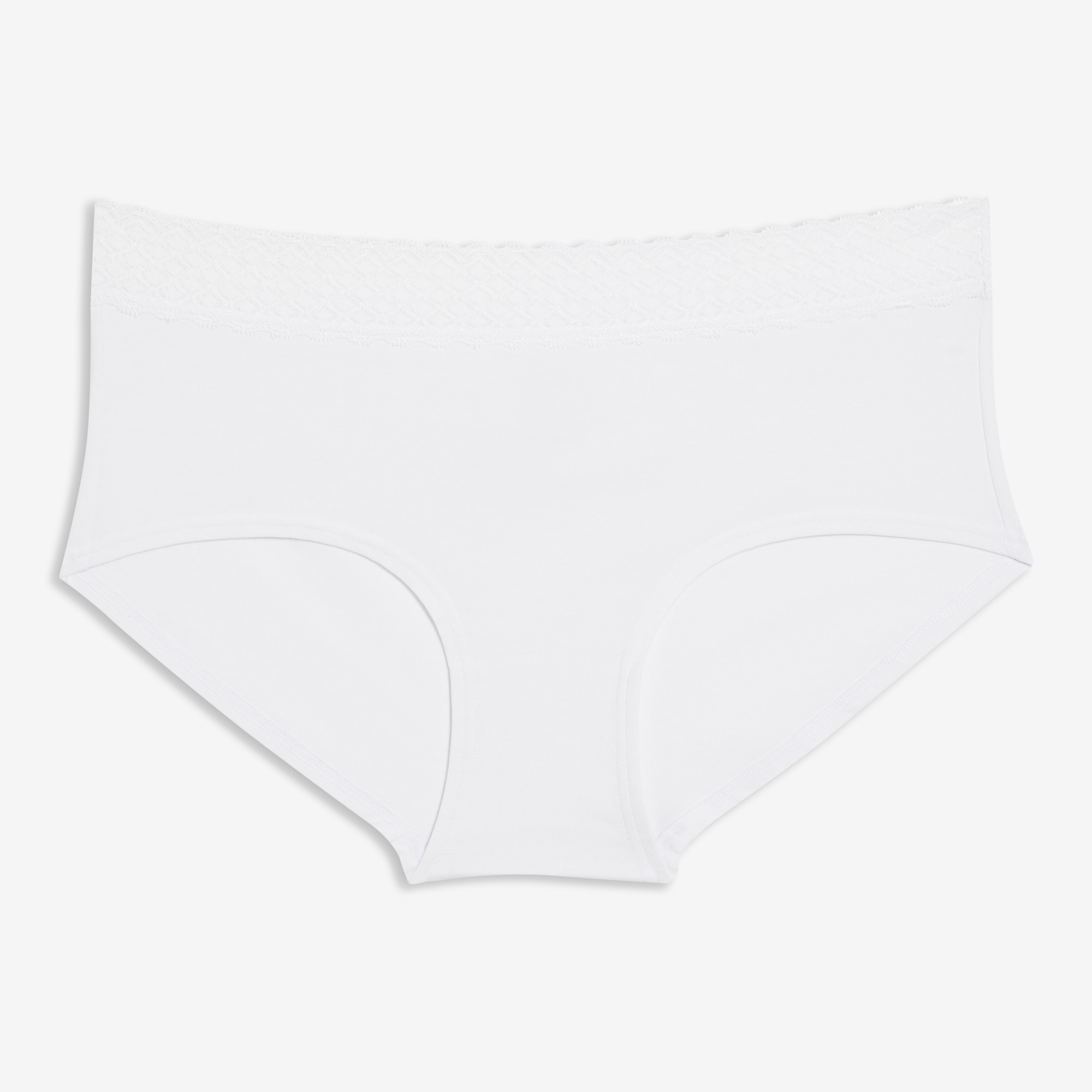 Culotte garçonne en dentelle de coton Femmes+
