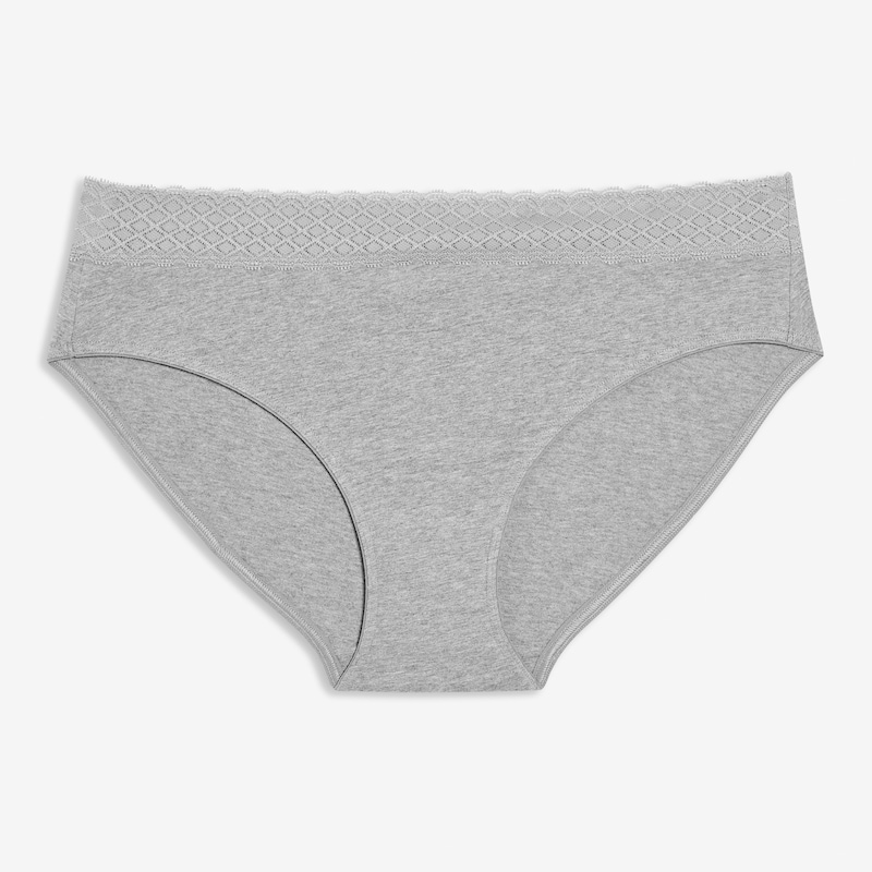 Women+ Cotton Lace High-Cut Brief