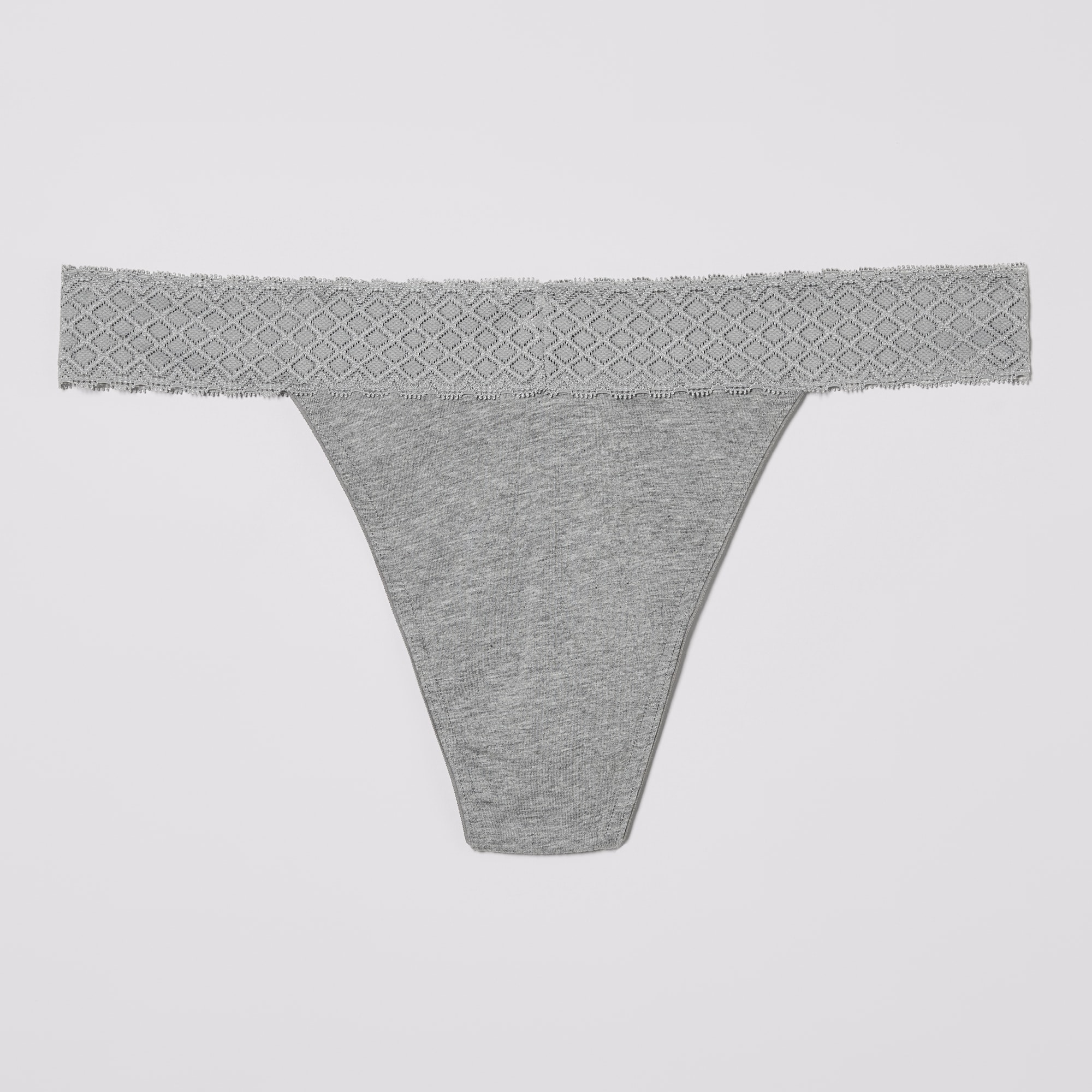 Tanga en dentelle de coton Femmes+