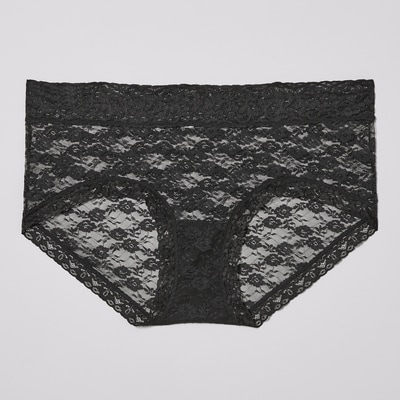 Culotte garçonne en dentelle Femmes+ - Noir