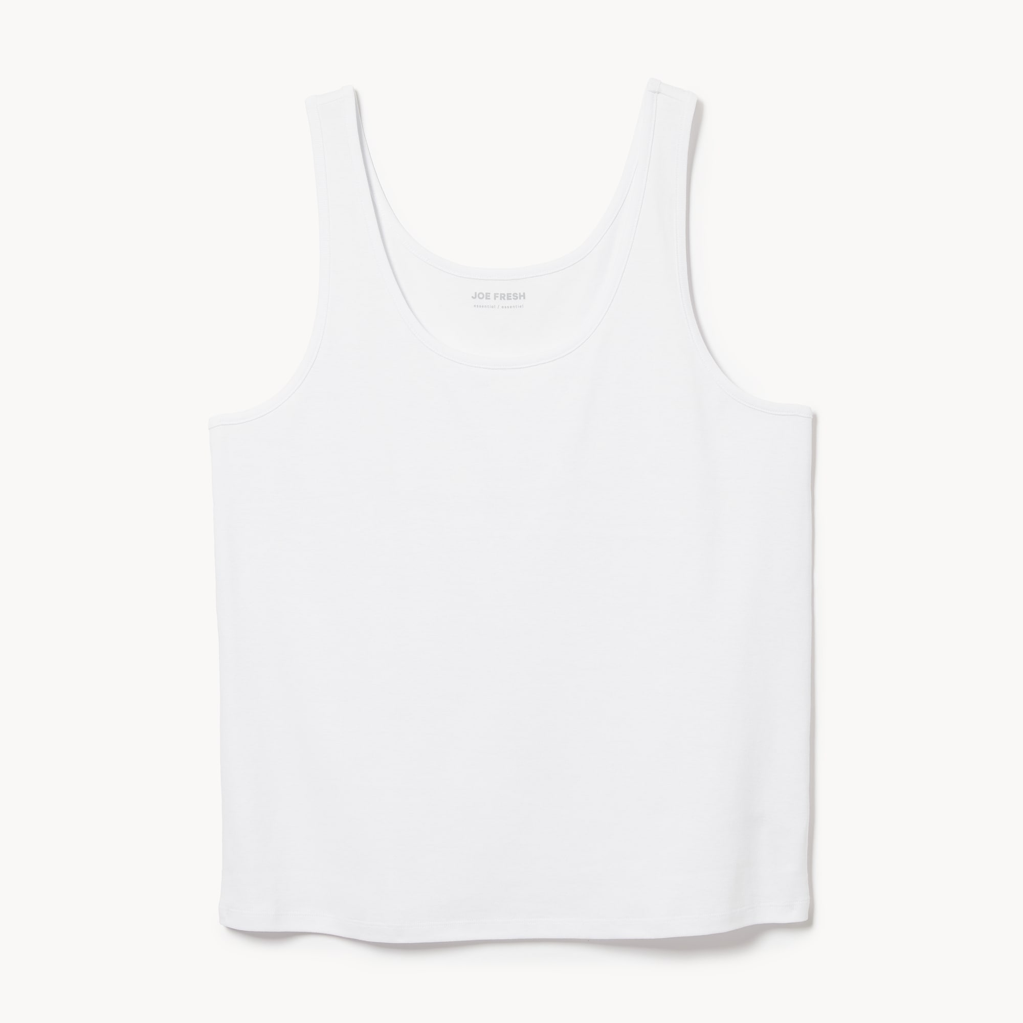 Cami en coton biologique Femmes+ in Blanc from Joe Fresh