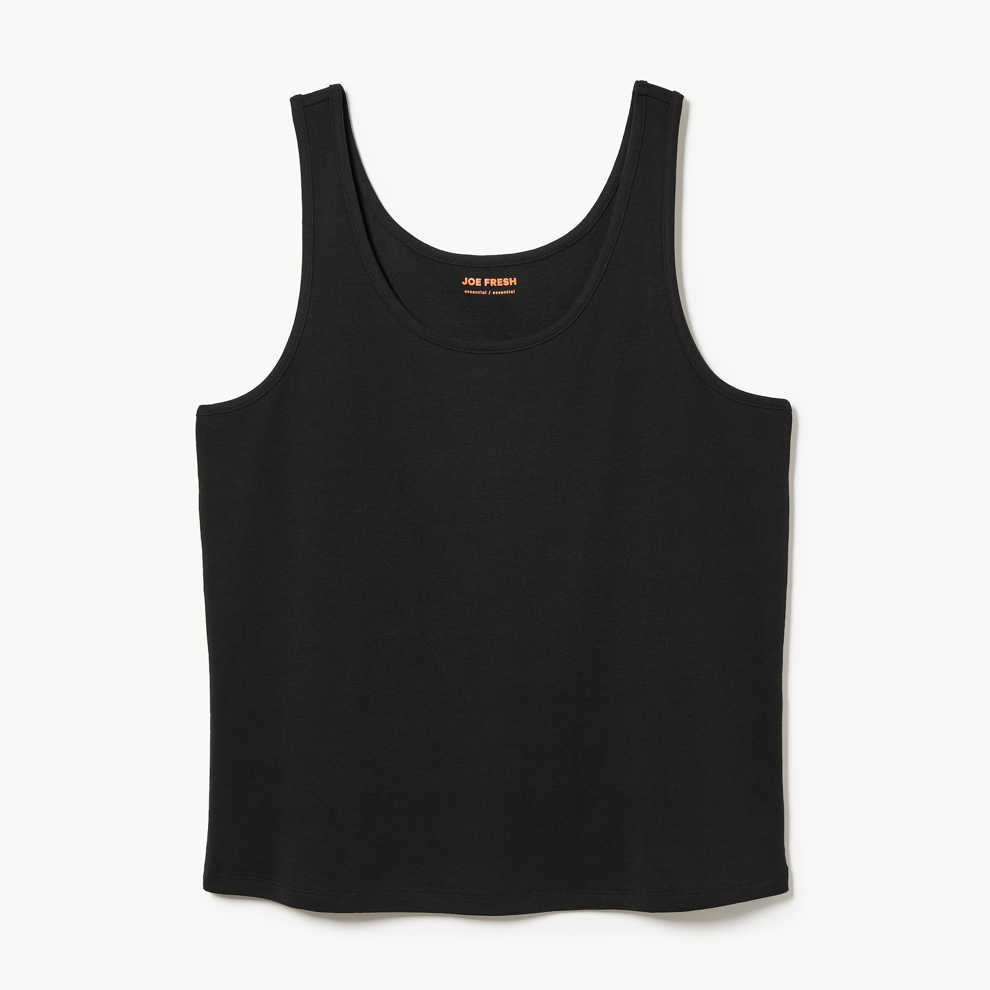 Women+ Organic Cotton Tank in JF Black from Joe Fresh
