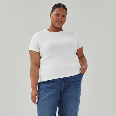 Joe Fresh Women+ Organic Cotton Crew Neck T-Shirt 1 ea, $16.00/1ea