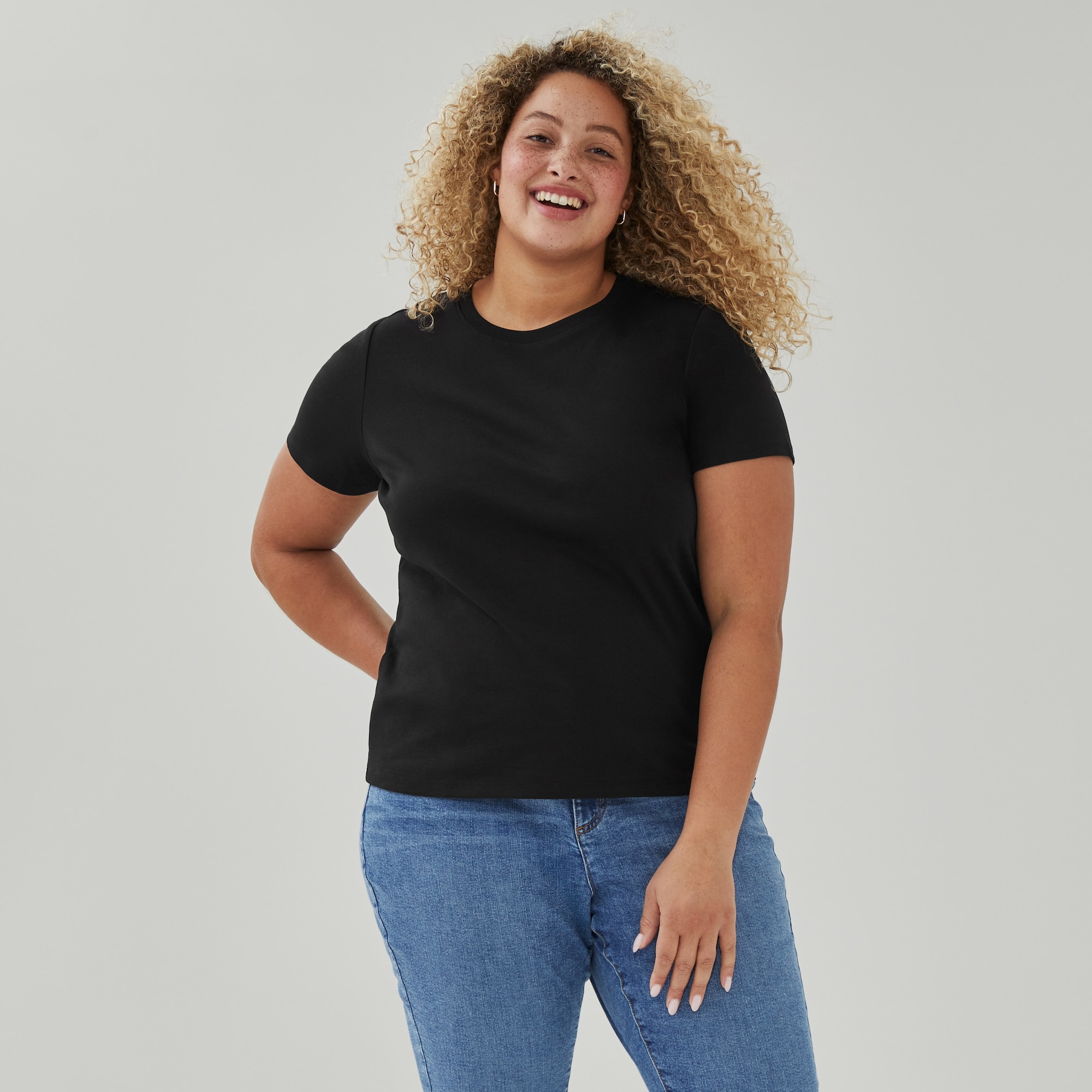 Women+ Organic Cotton Crew Neck T-Shirt