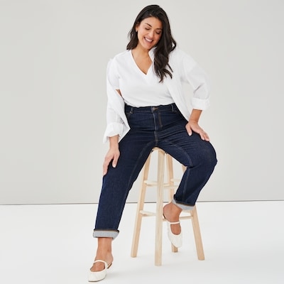 Joe Fresh Women+ Organic Cotton V-Neck T-Shirt 1 ea, $16.00/1ea