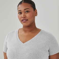 Joe Fresh Women+ Organic Cotton V-Neck T-Shirt 1 ea, $16.00/1ea