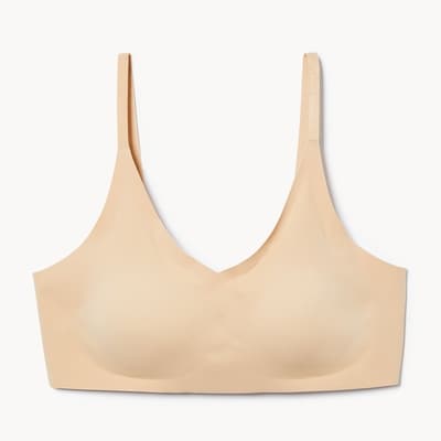 Women+ No Show V-Neck Bralette - Desert Sand