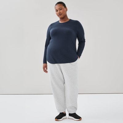 Women+ Active Long Sleeve Top - Navy Mix