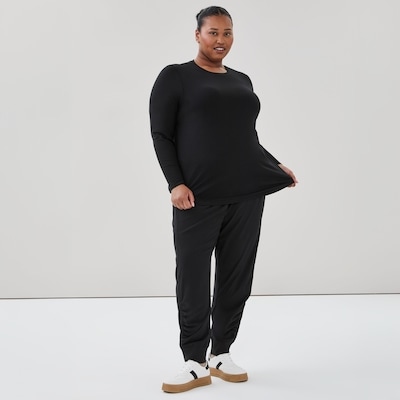 Women+ Active Long Sleeve Top - Black