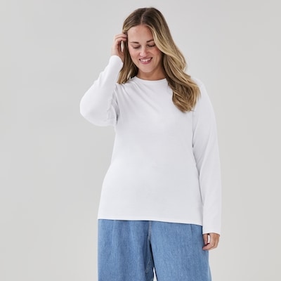 Joe Fresh Haut à manches longues en coton biologique Femmes+ 1 ea, 19,00 $/1ch