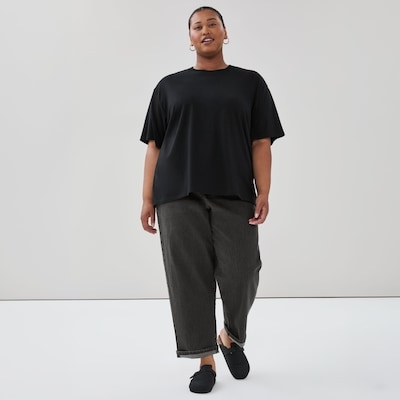 T-shirt ample Femmes+ - Noir JF