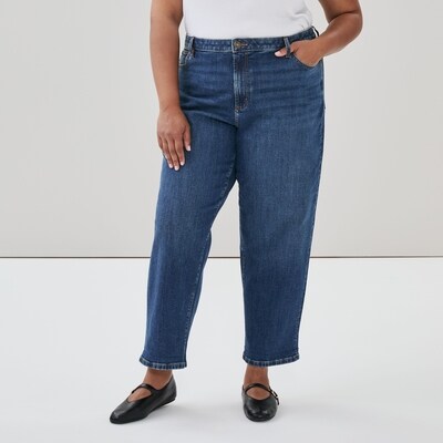 Joe Fresh Jean taille mi-haute à coupe décontractée Femmes+ 1 ea, 35,00 $/1ch
