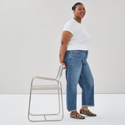 Women+ Mid Rise Relaxed Fit Jean - Medium Wash