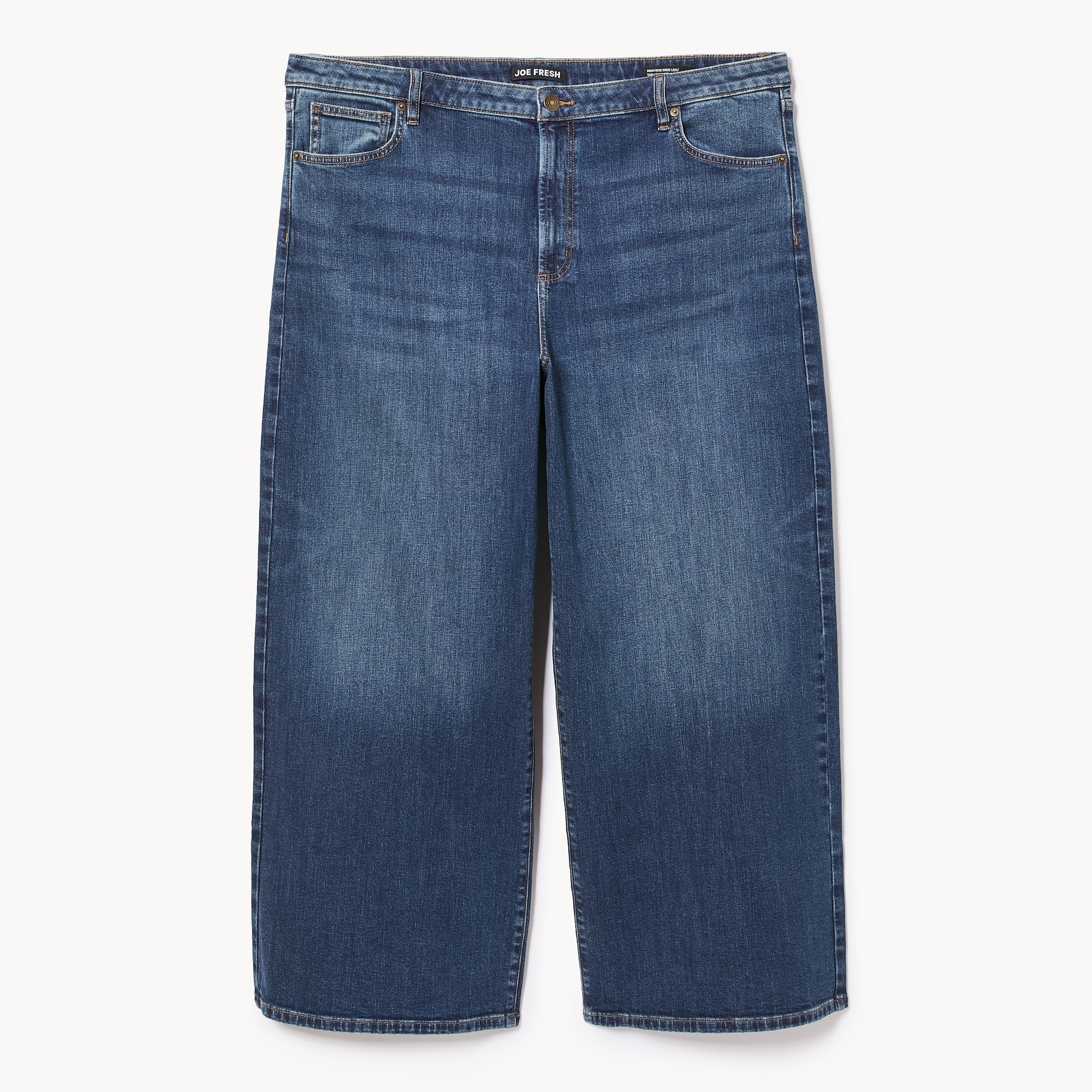 Jean à taille haute et à jambe large Femmes+