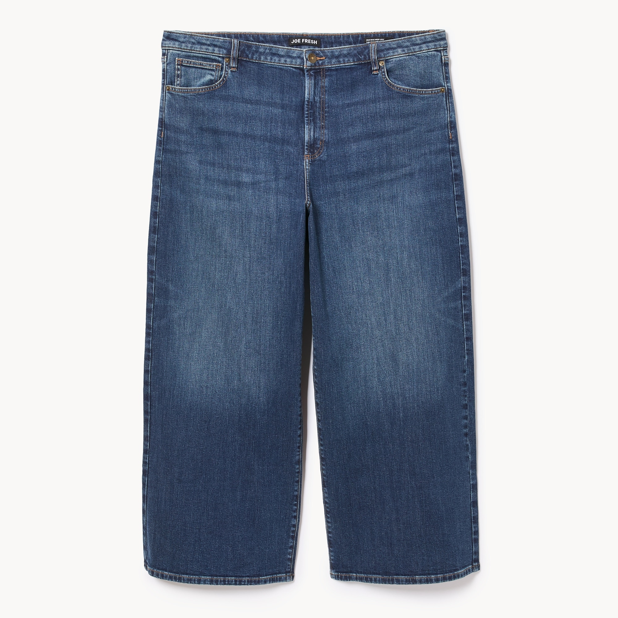 Jean à taille haute et à jambe large Femmes+