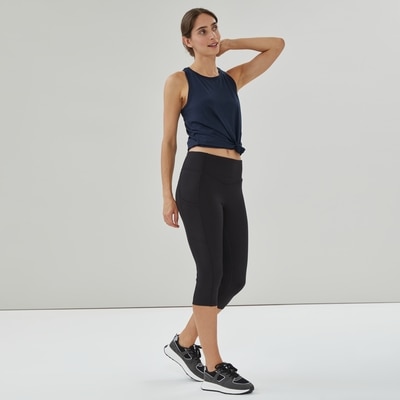 Crop Active Legging - Black