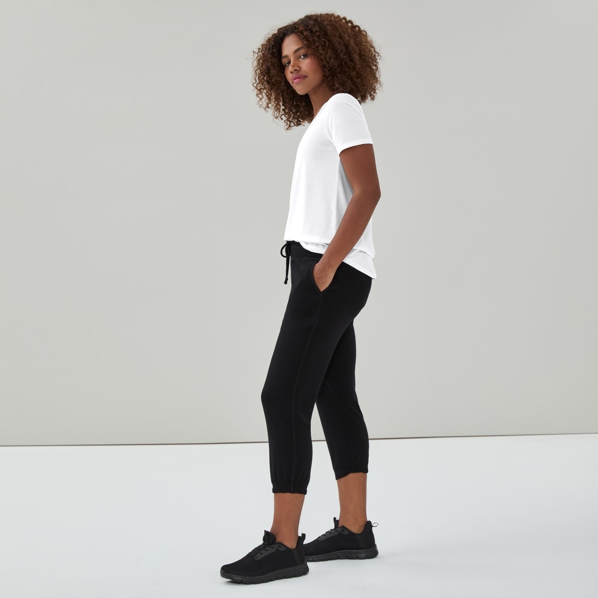 Pantalon de sport court - Noir