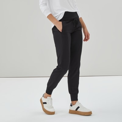 Four-Way Stretch Active Jogger - Black