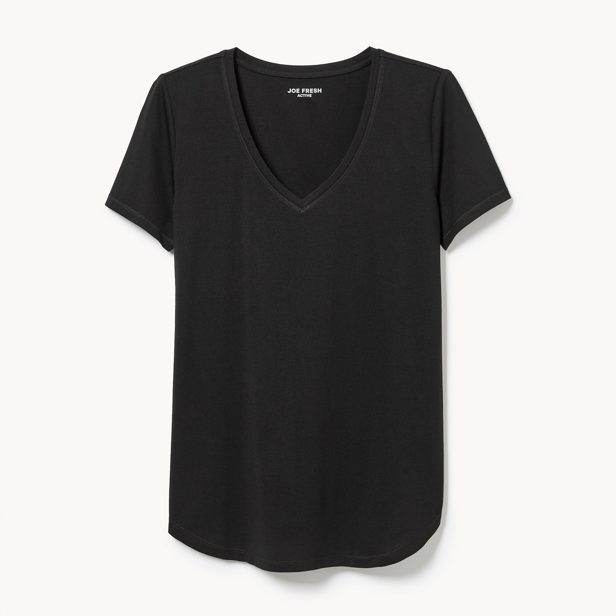 T-shirt sport à col en V