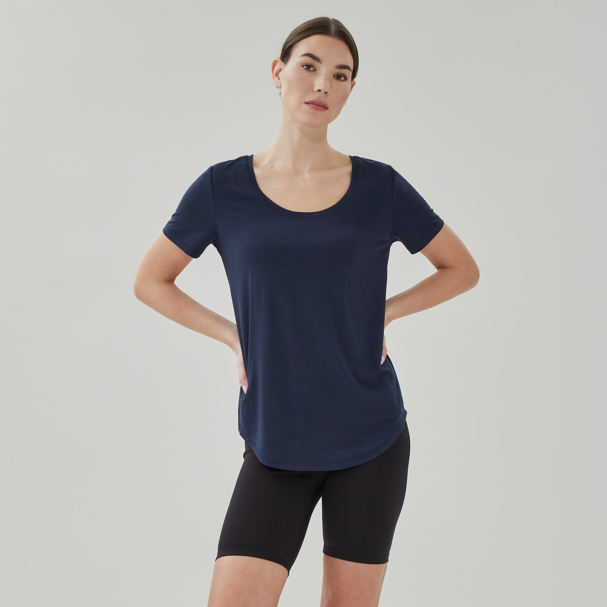 Scoop Neck Active Tee