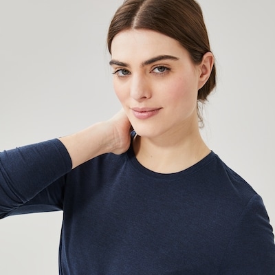 Active Long Sleeve - Navy Mix